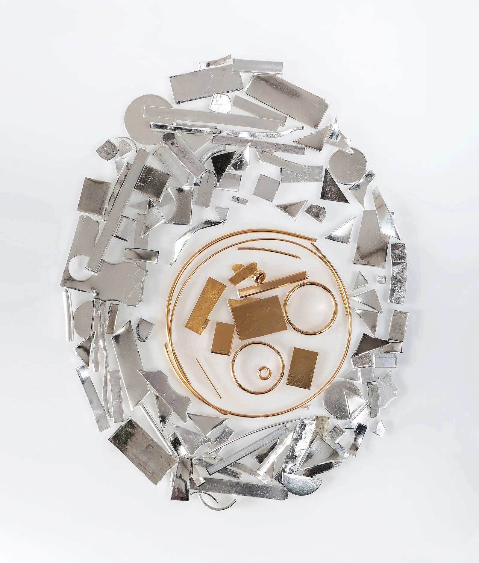 Precious metal scrap ready for recovery